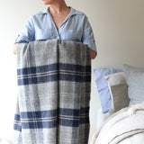 Navy Bannockbane Tartan Throw