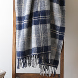 Navy Bannockbane Tartan Throw