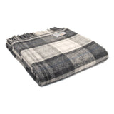 Cottage Grey Check Throw