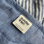 Chambray Stripe Quilt - Sunday Linen