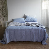 Chambray Stripe Quilt - Sunday Linen