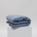 Chambray Stripe Quilt - Sunday Linen