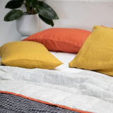 Ochre Pillowcase Pair - Sunday Linen